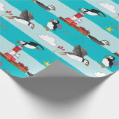 vuurtoren van Puffin Cadeaupapier (Hoek)