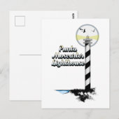 Vuurtoren van Punta Moscarter Briefkaart (Voorkant / Achterkant)