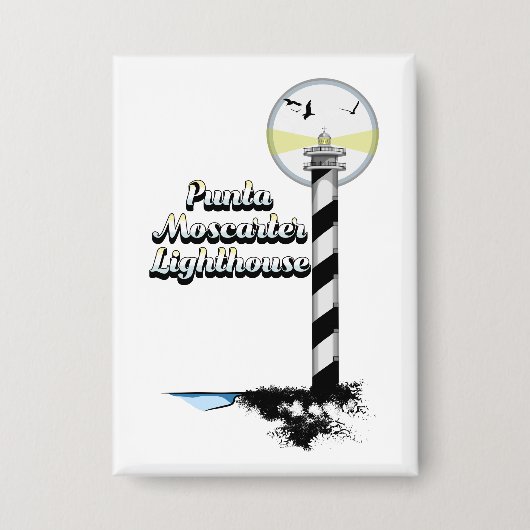 Vuurtoren van Punta Moscarter Button (Voorkant)