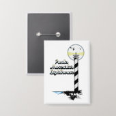 Vuurtoren van Punta Moscarter Button (Voorkant / Achterkant)