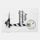 Vuurtoren van Punta Moscarter Theedoek (Horizontaal)