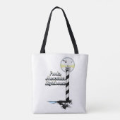 Vuurtoren van Punta Moscarter Tote Bag (Achterkant)