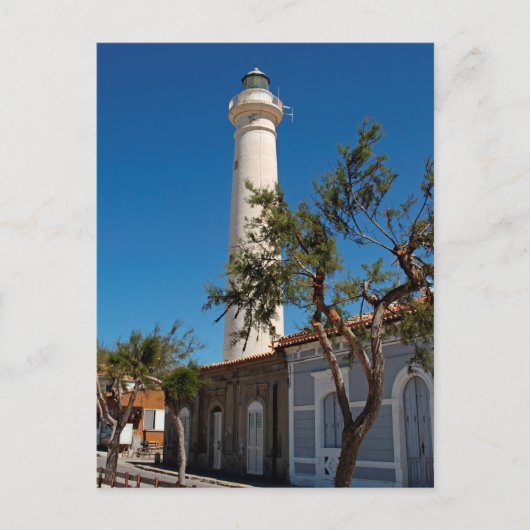 vuurtoren van Punta Secca, Sicilië, Italië Briefkaart (Voorkant)