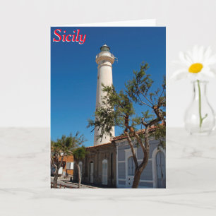 vuurtoren van Punta Secca, Sicilië, Italië Kaart