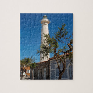 vuurtoren van Punta Secca, Sicilië, Italië Legpuzzel