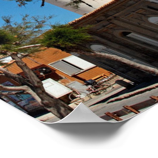 vuurtoren van Punta Secca, Sicilië, Italië Poster (Hoek)