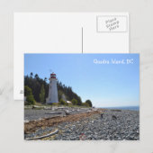 Vuurtoren van Quadra Island Briefkaart (Voorkant / Achterkant)