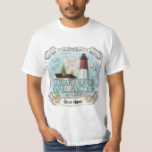 vuurtoren van Rhode Island T-shirt (Voorkant)