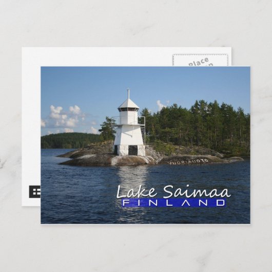 vuurtoren van Saimaa Briefkaart (Voorkant / Achterkant)