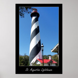 vuurtoren van Saint Augustin Florida Poster