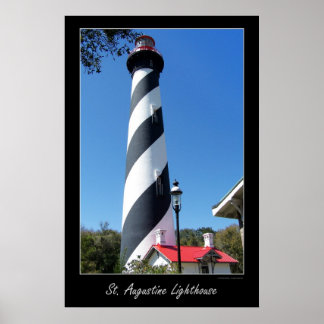 vuurtoren van Saint Augustin Florida Poster