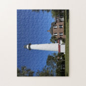 Vuurtoren van Saint Simons Island, opgericht in ee Legpuzzel (Verticaal)