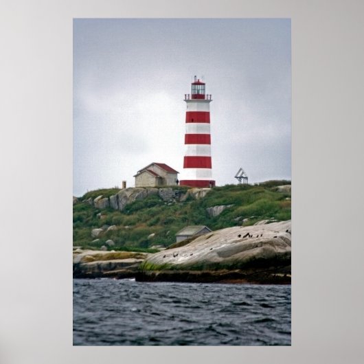 Vuurtoren van Sambro Island Poster (Voorkant)