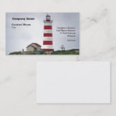 Vuurtoren van Sambro Island Visitekaartje (Voorkant / Achterkant)