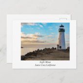 vuurtoren van Santa Cruz, Californië Briefkaart (Voorkant / Achterkant)