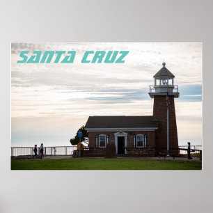 vuurtoren van Santa Cruz Poster