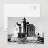 vuurtoren van Saugerties Briefkaart (Voorkant / Achterkant)