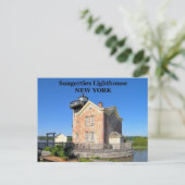 vuurtoren van Saugerties, Briefkaart van New York (Staand voorkant)