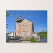 vuurtoren van Saugerties, Hudson, New York Legpuzzel (Horizontaal)