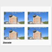 vuurtoren van Saugerties, Hudson, New York Rechthoekige Sticker (Vel)