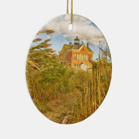 vuurtoren van Saugerties Keramisch Ornament (Rechts)