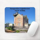 vuurtoren van Saugerties, New York Mousepad Muismat (Met muis)