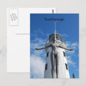 vuurtoren van Scarborough Briefkaart (Voorkant / Achterkant)