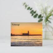 vuurtoren van Scarborough Briefkaart (Staand voorkant)