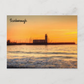 vuurtoren van Scarborough Briefkaart (Voorkant)
