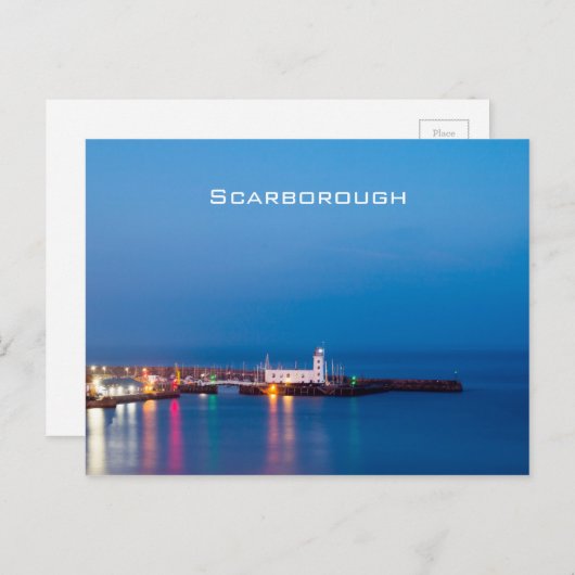 vuurtoren van Scarborough Briefkaart (Voorkant / Achterkant)