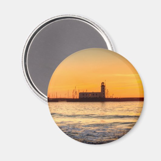 vuurtoren van Scarborough Magneet (Voorkant / Achterkant)