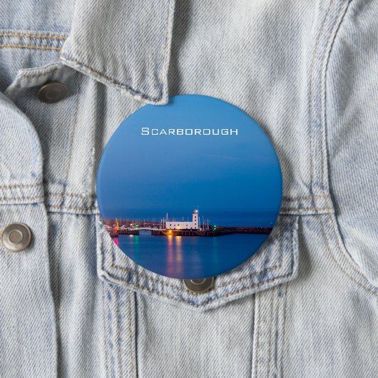 vuurtoren van Scarborough Ronde Button 4,0 Cm (In situ)