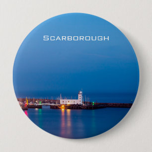 vuurtoren van Scarborough Ronde Button 4,0 Cm