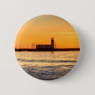 vuurtoren van Scarborough Ronde Button 5,7 Cm