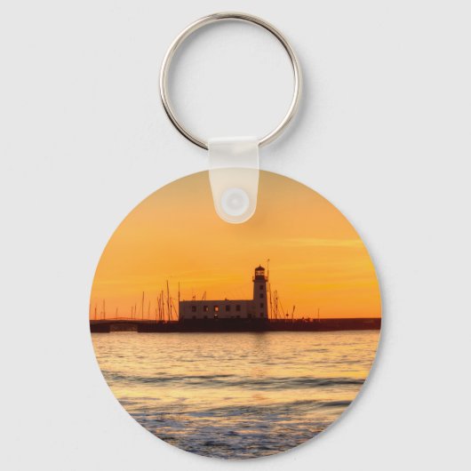 vuurtoren van Scarborough Sleutelhanger (Voorkant)