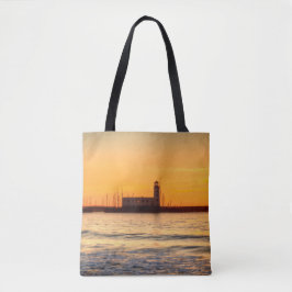 vuurtoren van Scarborough Tote Bag