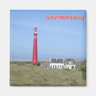 vuurtoren van SCHIERMONNIKOOG, Fridge Magneet
