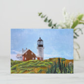 Vuurtoren van Seguin Island Bedankkaart (Staand voorkant)