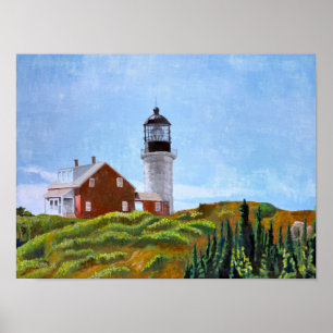 Vuurtoren van Seguin Island Poster