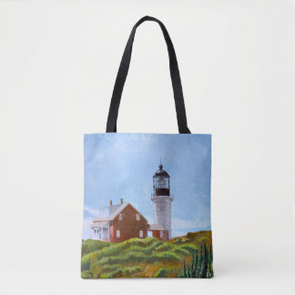 Vuurtoren van Seguin Island Tote Bag