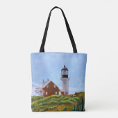 Vuurtoren van Seguin Island Tote Bag (Achterkant)