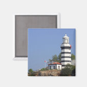 Vuurtoren van Sile, Istanbul, Turkije Magneet (Voorkant / Achterkant)