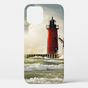 Vuurtoren van South Haven Michigan Case-Mate iPhone Case