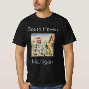 Vuurtoren van South Haven, Michigan T-shirt