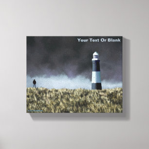 vuurtoren van Spurn Point Canvas Afdruk
