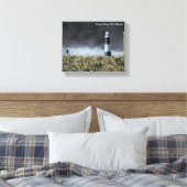 vuurtoren van Spurn Point Canvas Afdruk (Insitu (Slaapkamer))