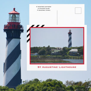 Vuurtoren van St. Augustine Florida Photographic Briefkaart