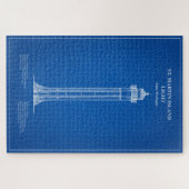Vuurtoren van St. Martin Island - Michigan - AD Legpuzzel (Horizontaal)