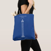 Vuurtoren van St. Martin Island - Michigan - AD Tote Bag (Dichtbij)