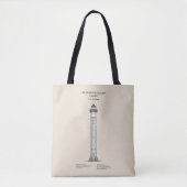 Vuurtoren van St. Martin Island - Michigan - SBD Tote Bag (Voorkant)